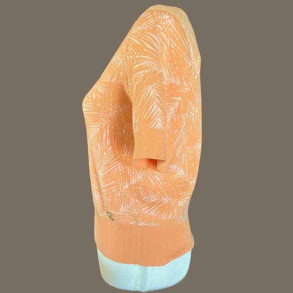 Michael Kors- Tropical Vibes Top in Melon, NEW - Picture 4 of 6